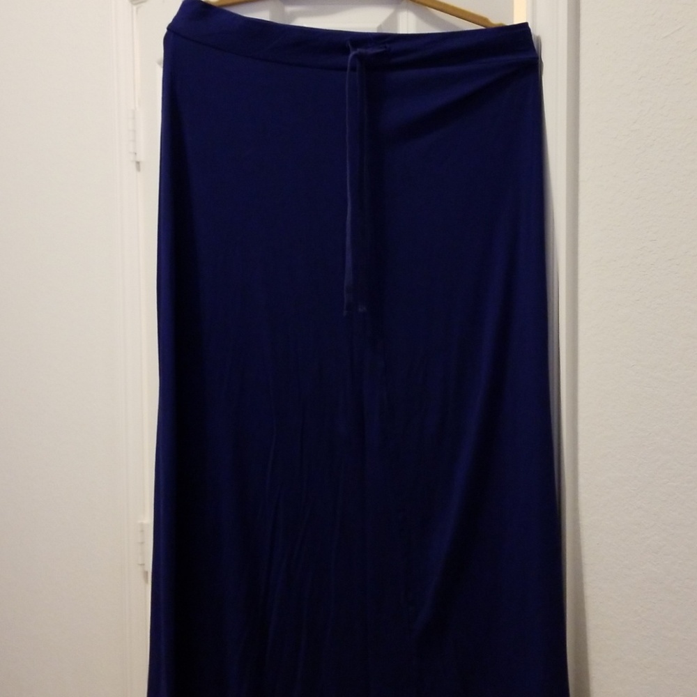 Blue Maxi Skirt